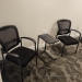 Black Mesh Back Stacking Guest Chair w/ Lumbar Support